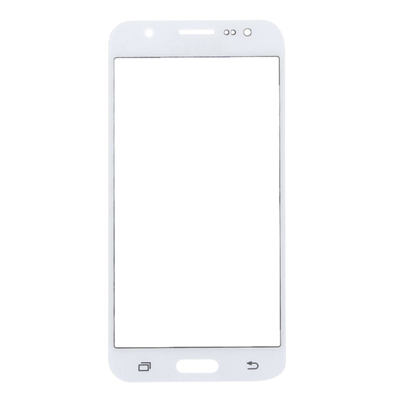 For Samsung Galaxy J7 / J700 10pcs Front Screen Outer Glass Lens (White)