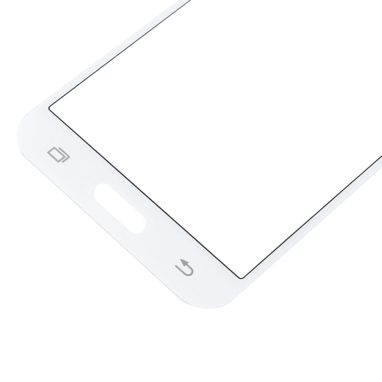 For Samsung Galaxy J7 / J700 10pcs Front Screen Outer Glass Lens (White)