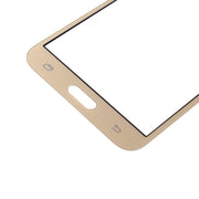 For Samsung Galaxy J5 / J500 10pcs Front Screen Outer Glass Lens (Gold)