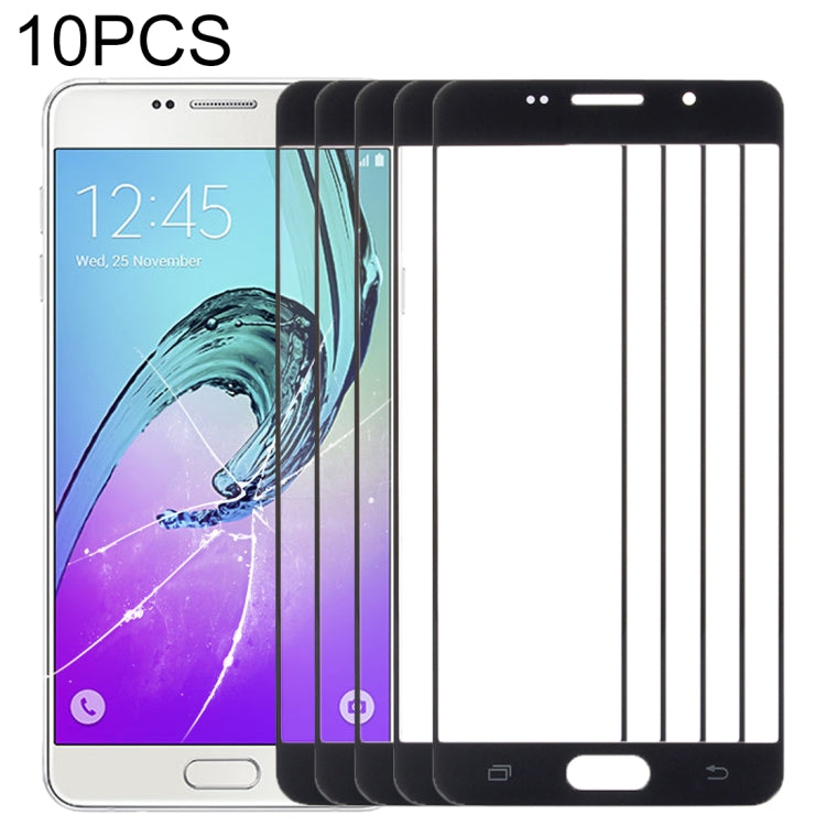 For Samsung Galaxy A7 (2016) / A710 10pcs Front Screen Outer Glass Lens (Black) - free shipping - PMc TechLife - Order now!