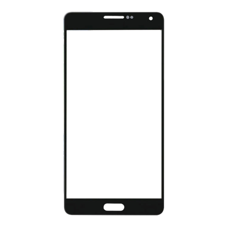For Samsung Galaxy A7 (2015) 10pcs Front Screen Outer Glass Lens (Black)
