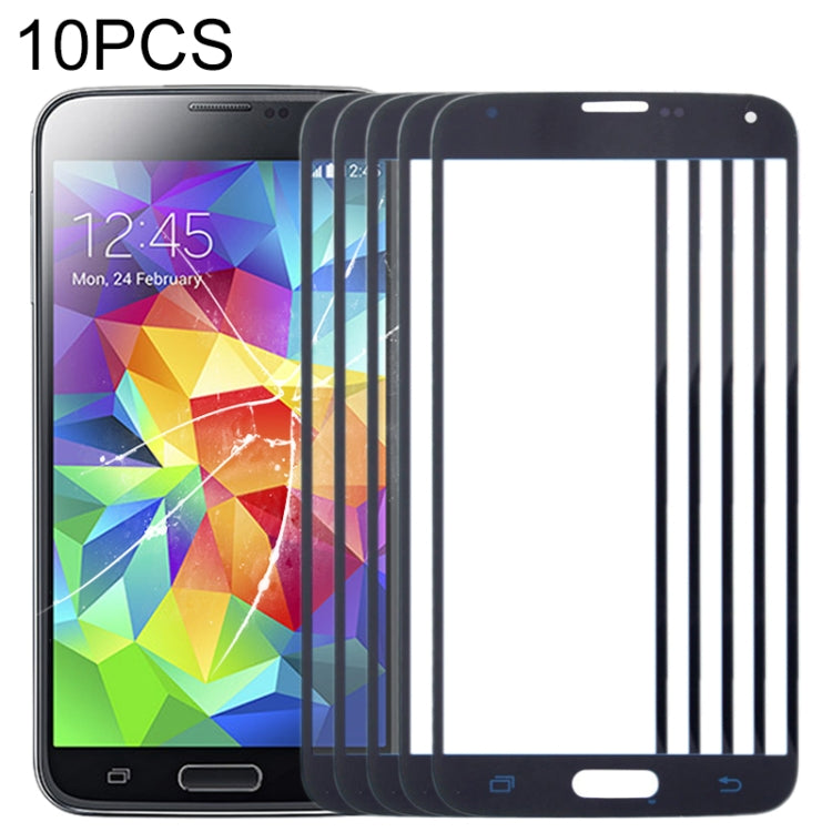 For Samsung Galaxy S5 / G900 10pcs Front Screen Outer Glass Lens (Dark Blue) - free shipping - PMc TechLife - Order now!