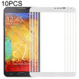 For Samsung Galaxy Note III / N9000 10pcs Front Screen Outer Glass Lens (White) - free shipping - PMc TechLife - Order now!