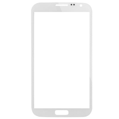 For Samsung Galaxy Note II / N7100 10pcs Front Screen Outer Glass Lens (White)