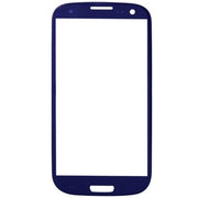 For Samsung Galaxy SIII / i9300 10pcs Front Screen Outer Glass Lens (Blue)