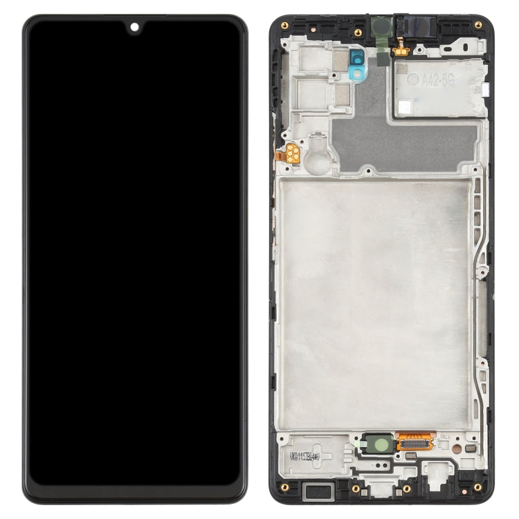 Original Super AMOLED LCD Screen for Samsung Galaxy A42 5G SM-A426 Digitizer Full Assembly with Frame (Black) - free shipping - PMc TechLife - Order now!