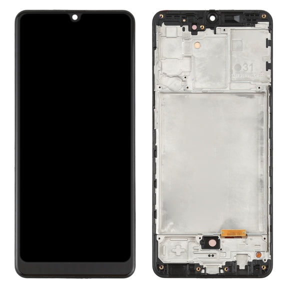 OLED LCD Screen for Samsung Galaxy A31 SM-A315 (6.33 inch) With Digitizer Full Assembly with Frame (Black)