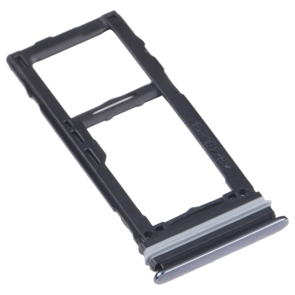 For Samsung Galaxy A52 SM-A525 SIM Card Tray + SIM Card Tray / Micro SD Card Tray (Black)