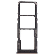 For Samsung Galaxy A32 SM-A325 SIM Card Tray + SIM Card Tray + Micro SD Card Tray (Black)