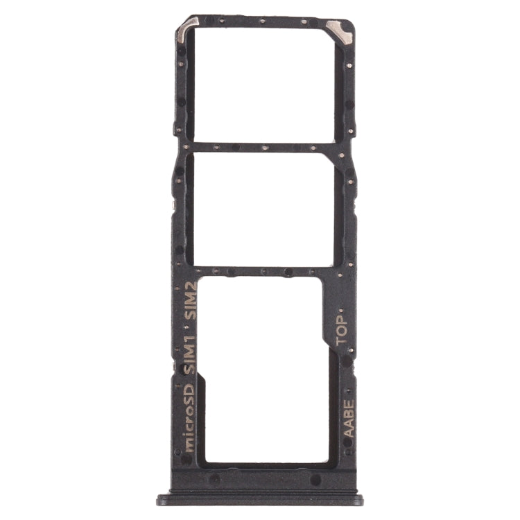 For Samsung Galaxy A12 SM-A125 SIM Card Tray + SIM Card Tray + Micro SD Card Tray (Black) - free shipping - PMc TechLife - Order now!