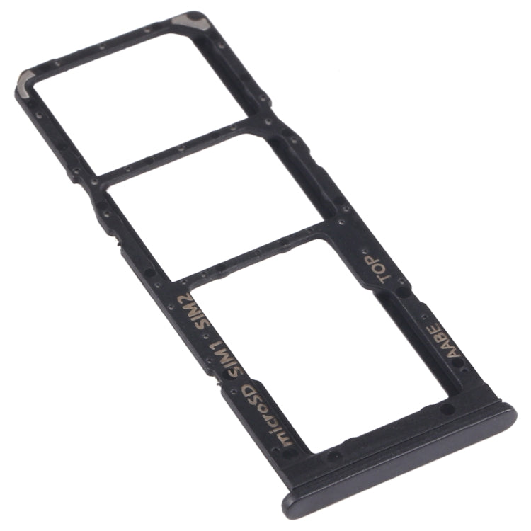 For Samsung Galaxy A12 SM-A125 SIM Card Tray + SIM Card Tray + Micro SD Card Tray (Black) - free shipping - PMc TechLife - Order now!