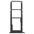 For Samsung Galaxy A02s SM-A025 SIM Card Tray + SIM Card Tray + Micro SD Card Tray (Black) - free shipping - PMc TechLife - Order now!