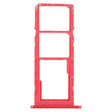 For Samsung Galaxy A02s SM-A025 SIM Card Tray + SIM Card Tray + Micro SD Card Tray (Red) - free shipping - PMc TechLife - Order now!