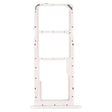 For Samsung Galaxy A02s SM-A025 SIM Card Tray + SIM Card Tray + Micro SD Card Tray (White) - free shipping - PMc TechLife - Order now!