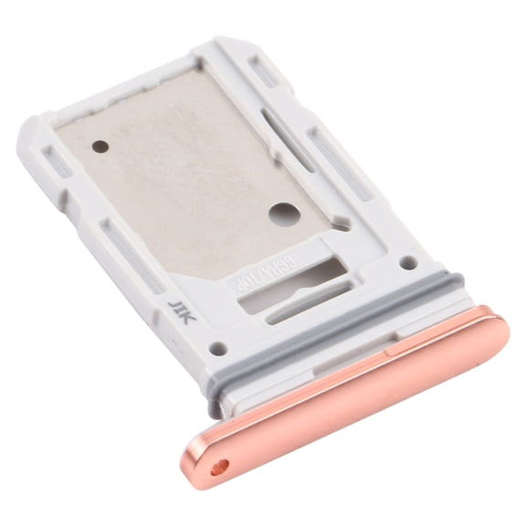 For Samsung Galaxy S20 FE 5G SM-G781B SIM Card Tray + Micro SD Card Tray (Orange)
