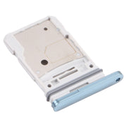 For Samsung Galaxy S20 FE 5G SM-G781B SIM Card Tray + Micro SD Card Tray (Blue)