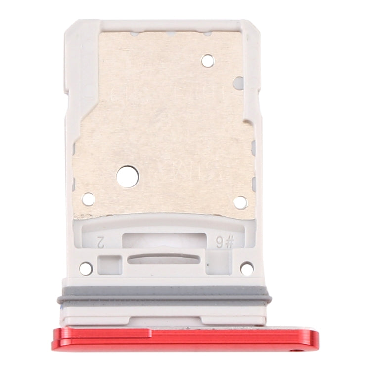 For Samsung Galaxy S20 FE 5G SM-G781B SIM Card Tray + Micro SD Card Tray (Red) - free shipping - PMc TechLife - Order now!
