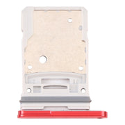 For Samsung Galaxy S20 FE 5G SM-G781B SIM Card Tray + Micro SD Card Tray (Red)