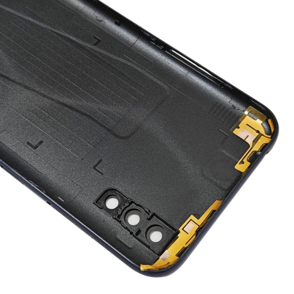 For Samsung Galaxy A01 SM-015F Battery Back Cover With Camera Lens (Blue)