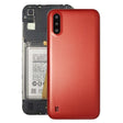 For Samsung Galaxy A01 SM-015F Battery Back Cover With Camera Lens (Red) - free shipping - PMc TechLife - Order now!