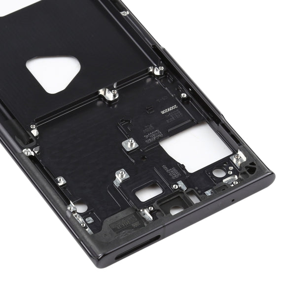 For Samsung Galaxy Note20 Ultra  Single Middle Frame Bezel Plate (Black)