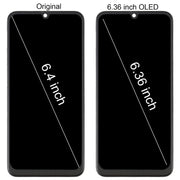 6.36 inch OLED LCD Screen for Samsung Galaxy M21 SM-M215 Digitizer Full Assembly with Frame (Black)