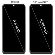 6.36 inch OLED LCD Screen for Samsung Galaxy M31 / Galaxy M31 Prime SM-M315 Digitizer Full Assembly with Frame (Black)