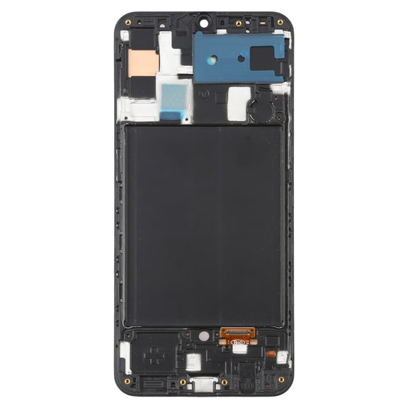 6.36 inch OLED LCD Screen for Samsung Galaxy A50 SM-A505 Digitizer Full Assembly with Frame (Black)