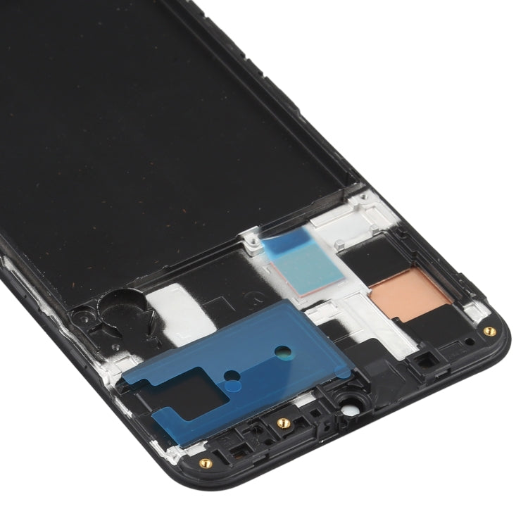 6.36 inch OLED LCD Screen for Samsung Galaxy A50 SM-A505 Digitizer Full Assembly with Frame (Black)