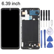 OLED LCD Screen for Samsung Galaxy A70 SM-A705 (6.39 inch) Digitizer Full Assembly with Frame (Black)