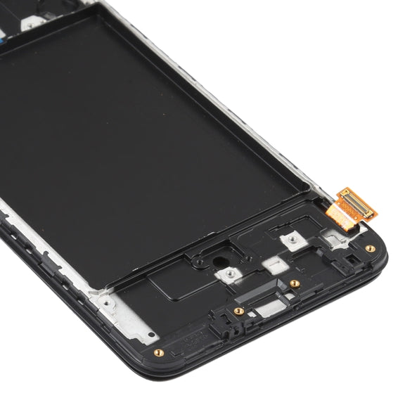 OLED LCD Screen for Samsung Galaxy A70 SM-A705 (6.39 inch) Digitizer Full Assembly with Frame (Black)