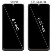 6.36 inch OLED LCD Screen for Samsung Galaxy A30 SM-A305 Digitizer Full Assembly with Frame (Black)