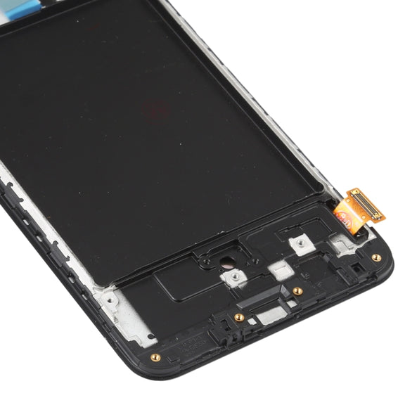 OLED LCD Screen for Samsung Galaxy A70 SM-A705 Digitizer Full Assembly with Frame (6.7 inch)(Black)