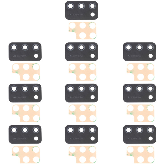For Samsung Galaxy M02S SM-M025 10pcs Back Camera Lens