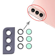 For Samsung Galaxy S21 5G SM-G991 10pcs Camera Lens Cover (Black)