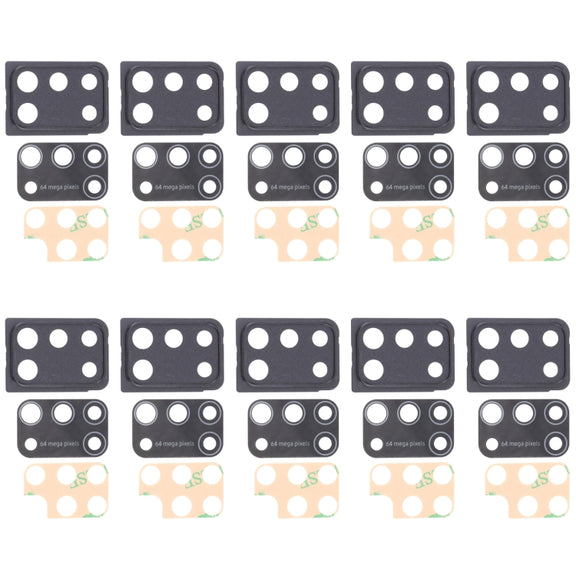 For Samsung Galaxy M31 / Galaxy M31 Prime SM-M315 10pcs Camera Lens Cover (Black)