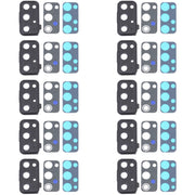 For Samsung Galaxy S20 FE 5G SM-G781 10pcs Camera Lens Cover (Black)