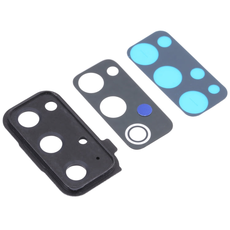 For Samsung Galaxy S20 FE 5G SM-G781 10pcs Camera Lens Cover (Black)