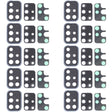 For Samsung Galaxy A71 5G SM-A716 10pcs Camera Lens Cover (Black) - free shipping - PMc TechLife - Order now!