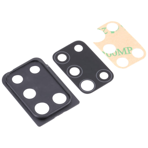 For Samsung Galaxy A21s SM-A217 10pcs Camera Lens Cover (Black)
