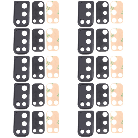 For Samsung Galaxy M21 SM-M215 10pcs Camera Lens Cover (Black)