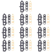 For Samsung Galaxy A21 SM-A215 10pcs Camera Lens Cover (Black)