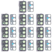 For Samsung Galaxy Note20 5G / Note20 SM-N981/N980 10pcs Camera Lens Cover (Black)