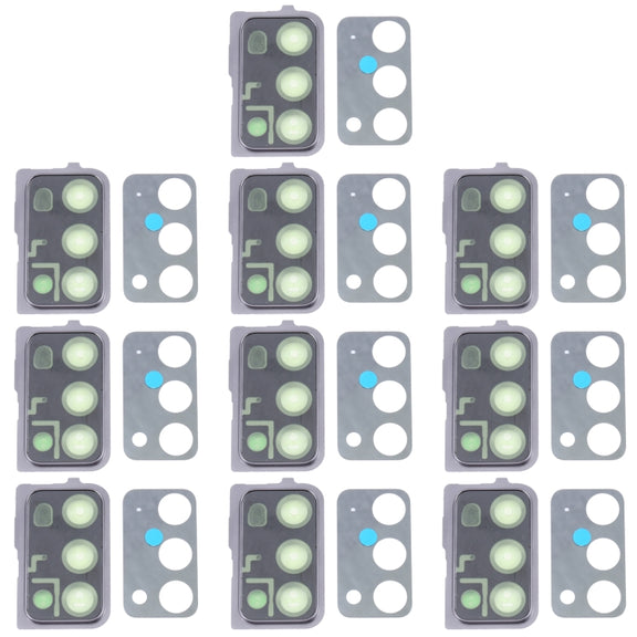 For Samsung Galaxy Note20 5G / Note20 SM-N981/N980 10pcs Camera Lens Cover (Black)