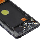Original Super AMOLED LCD Screen for Samsung Galaxy Note10 Lite Digitizer Full Assembly With Frame (Black)