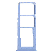 For Samsung Galaxy M12 SM-M127 SIM Card Tray + SIM Card Tray + Micro SD Card Tray (Blue)