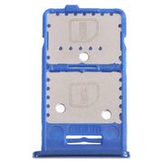 For Samsung Galaxy M31s SM-M317 SIM Card Tray + SIM Card Tray + Micro SD Card Tray (Blue)