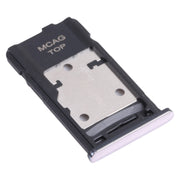 For Samsung Galaxy M31s SM-M317 SIM Card Tray + SIM Card Tray + Micro SD Card Tray (Silver)