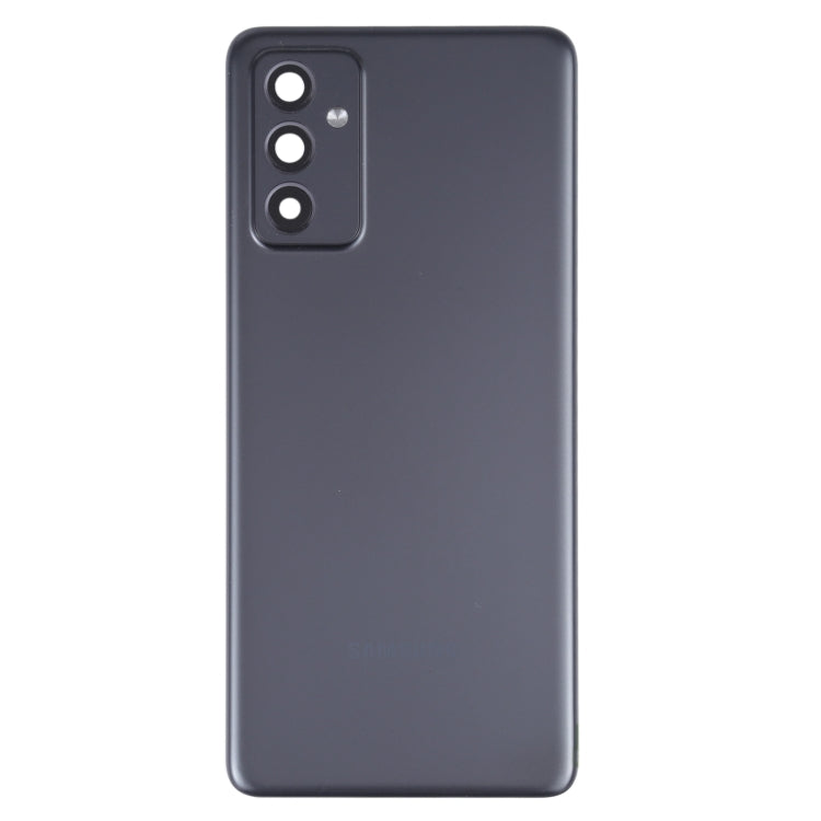 For Samsung Galaxy A82 Battery Back Cover With Camera Lens (Black)