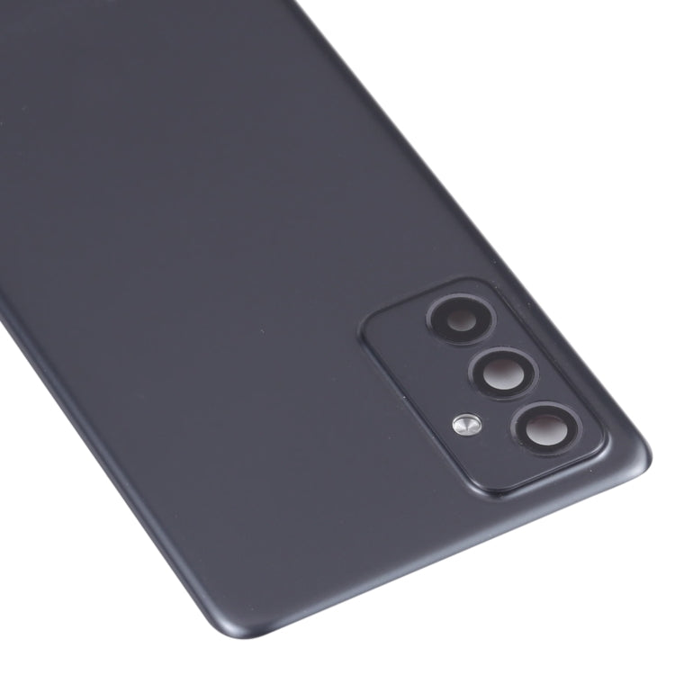 For Samsung Galaxy A82 Battery Back Cover With Camera Lens (Black)